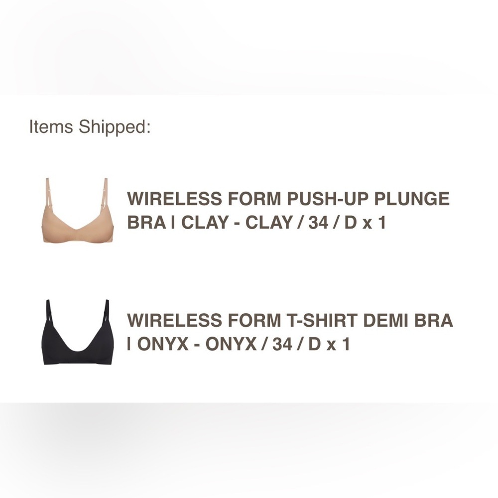 SKIMS Wireless Bra in Nude